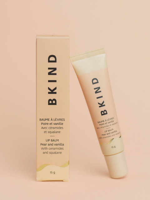 Baume à lèvres nourrissant avec céramides - Poire et vanille | BKIND | Espace local