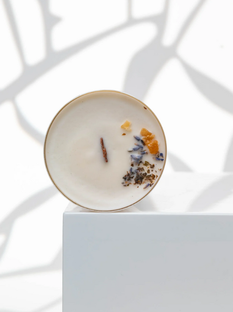 Bougie menthe poivrée, lavande et orange douce | Pando & co | Espace local