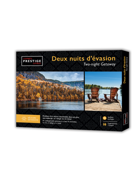 Coffrets Prestige | Deux nuits d'évasion
