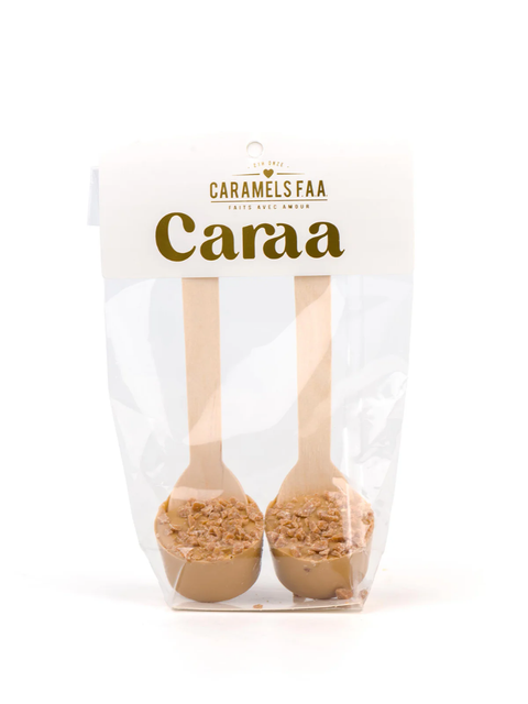 Cuillères Chocolat Caramel Chaud
