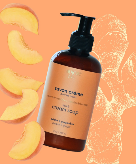 Savon crème | Pêche et gingembre