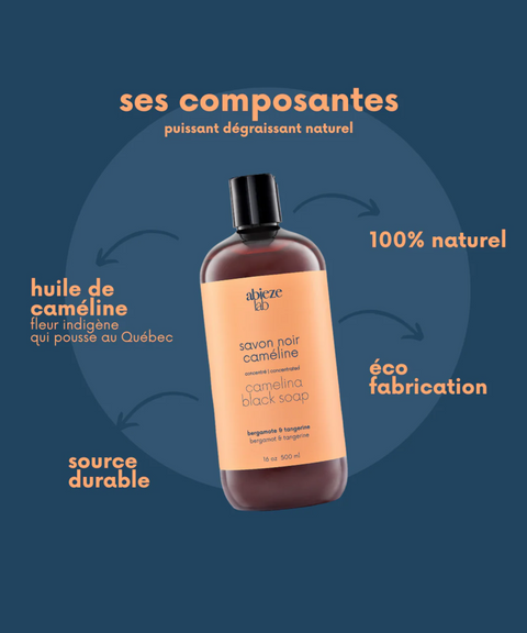 Savon noir caméline | Nature