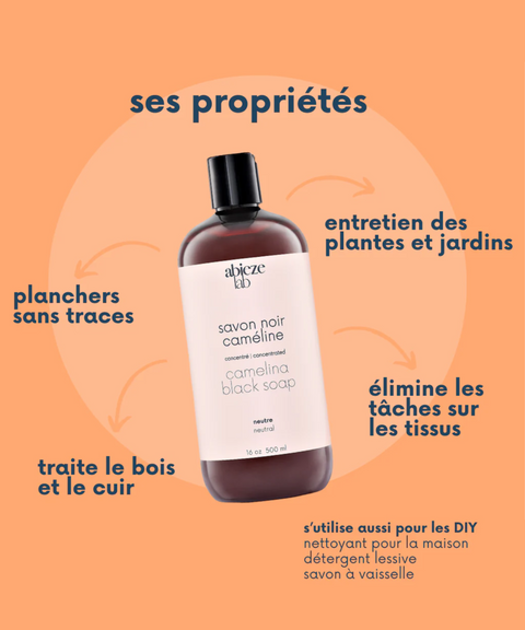 Savon noir caméline | Nature