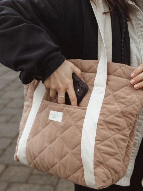 Sac fourre-tout matelassé | Bronzage