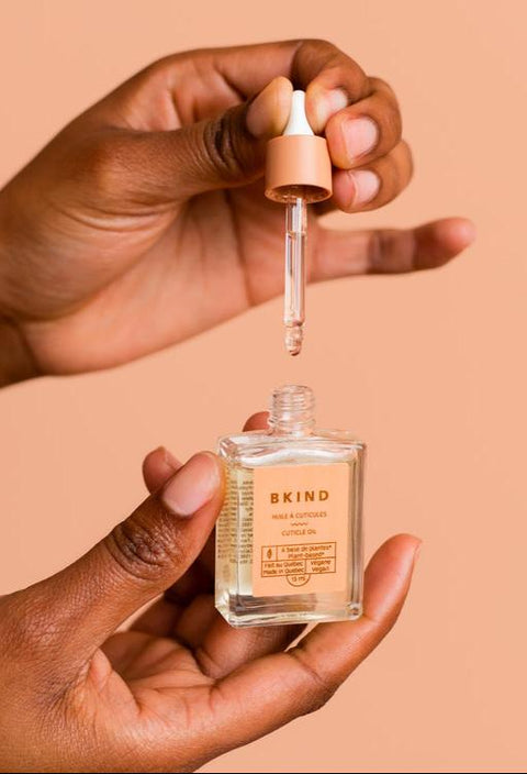 Huile à cuticules avec vitamine E et squalane | BKIND | Espacelocal.co