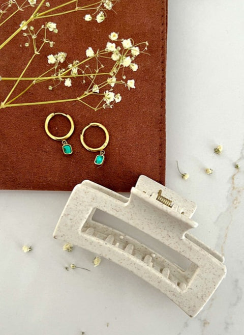 Pince Rectangle en paille de blé Avoine | Filabeth | Espace local