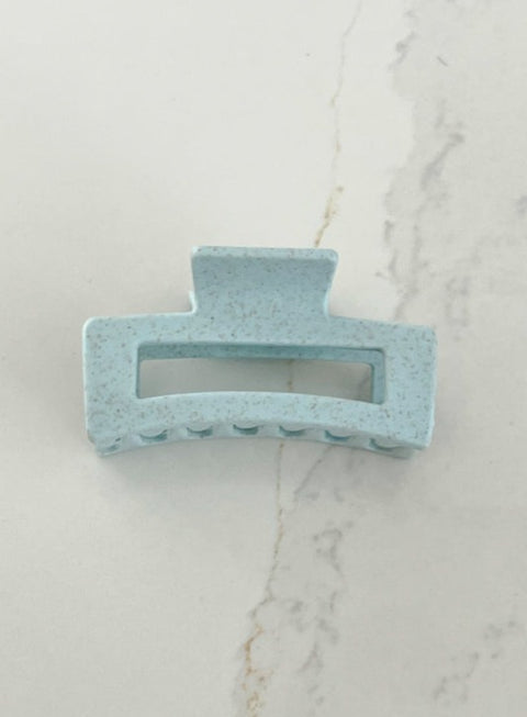 Pince Rectangle en paille de blé Bleu | Filabeth | Espace local