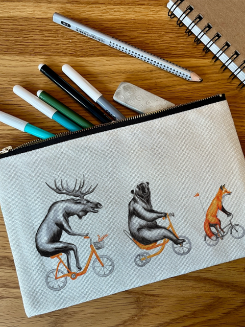 Trousse | Animaux de la forêt à vélo