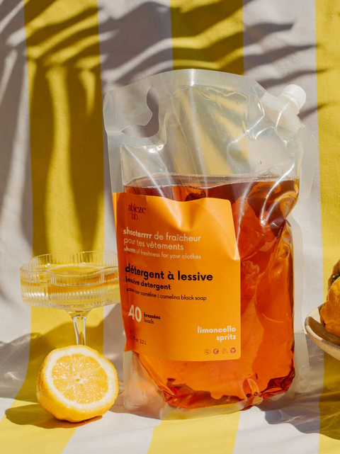 Détergent à lessive savon noir Limoncello Spritz | Abieze | Espace local