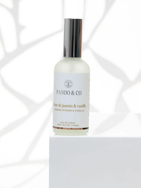 Eau corporelle fleur de jasmin et vanille | Pando & co | Espace local