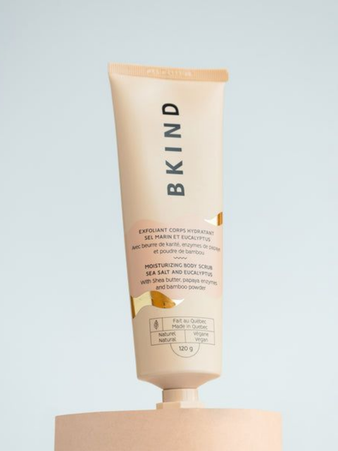 Exfoliant corporel hydratant - Sel marin et eucalyptus | BKIND | Espace local
