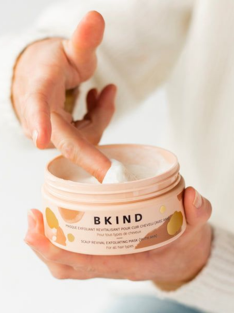 Masque exfoliant revitalisant pour cuir chevelu avec AHA | BKIND | Espace local