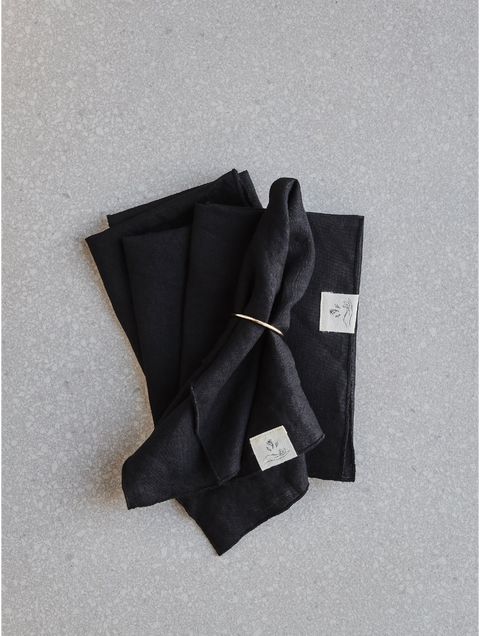 Serviette de table | Noir