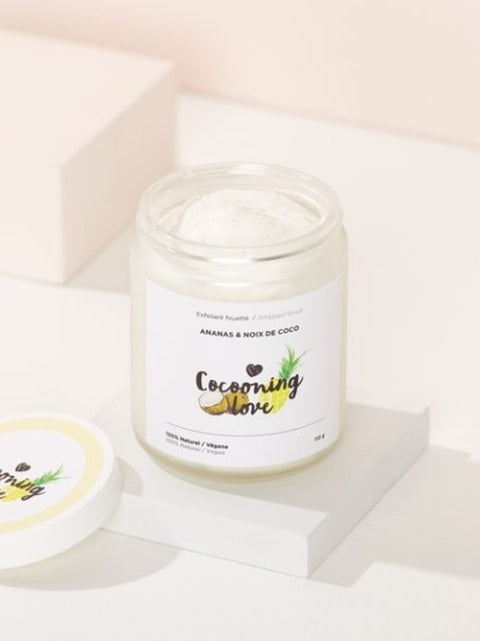 Exfoliant fouetté ananas et noix de coco | Cocooning love | Espace local