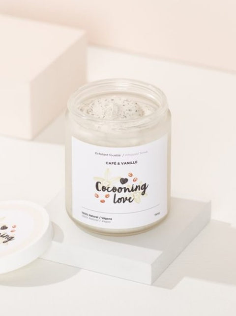 Exfoliant fouetté café et vanille | 94 celsius | Cocooning love | Espace local
