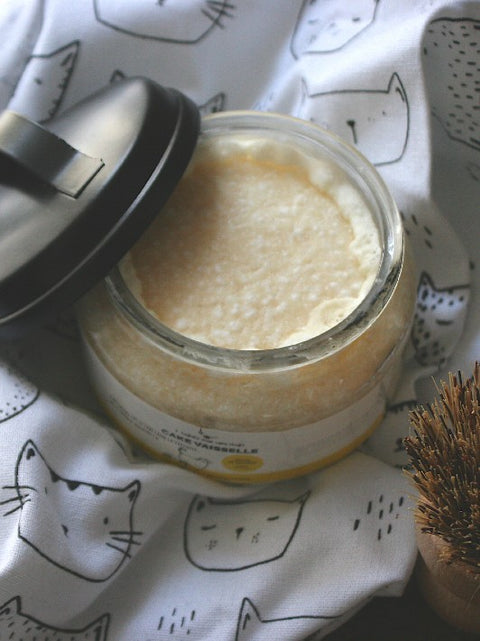 Savon à vaisselle mousse canneberge citron | J'Habite chez mon chat | Espace local