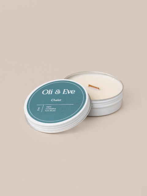 Bougie chalet 3 oz | Oli & Eve | Espace local