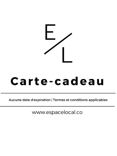 Carte-cadeau | Espace local