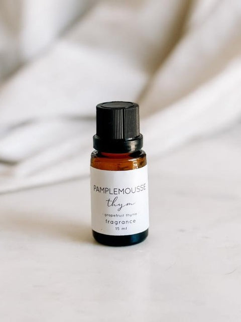 Fragrance pamplemousse et thym pour balles de sécheuse | Marée Chandelles | Espace local