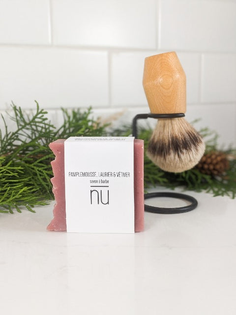Savon à barbe | Vetiver pamplemousse & laurier