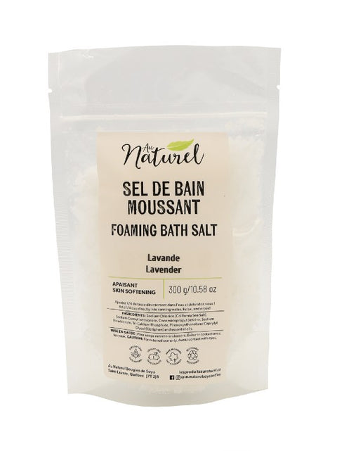 Sel de bain moussant lavande | Au naturel - Produits de soya | Espace local