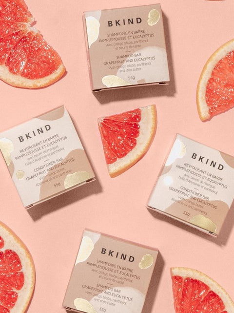 Shampoing en barre pamplemousse et eucalyptus pour cheveux normaux et gras | BKIND | Espace local