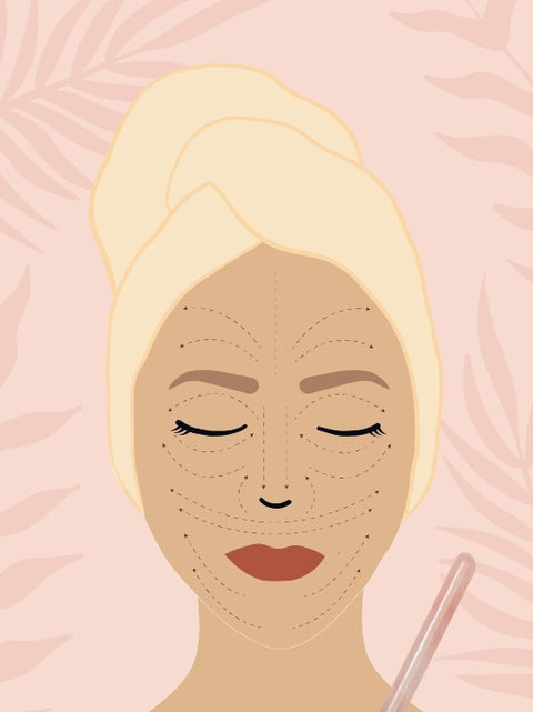 Technique d'application avec pinceau applicateur silicone pour masque | Cocooning love | Espace local