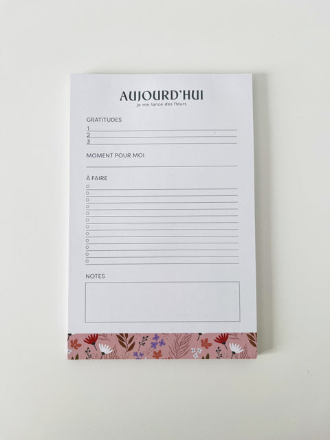 Planificateur journalier | Fleurir