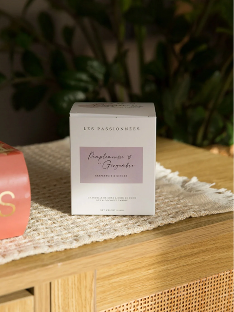 CHANDELLE RECHARGEABLE | Pamplemousse et gingembre