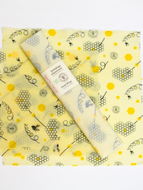 Emballage en cire d'abeille bio | Trio pack x Katy Lemay