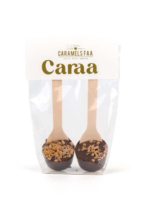 Cuillères Chocolat Caramel Chaud