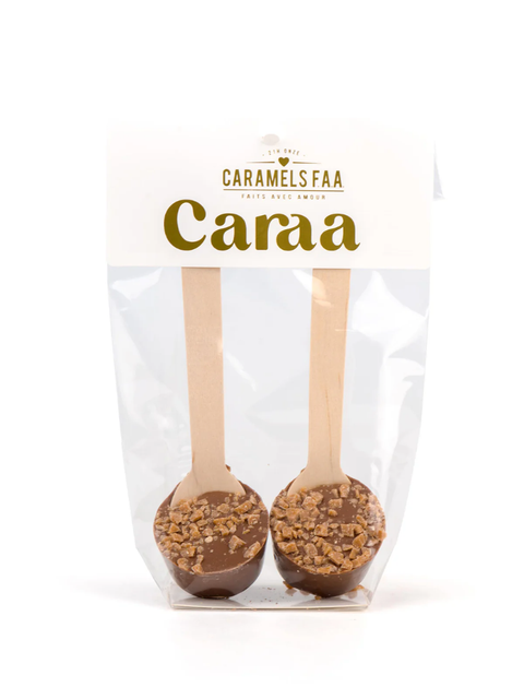 Cuillères Chocolat Caramel Chaud