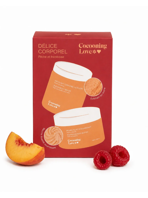 Coffret corps | Pêche et framboise