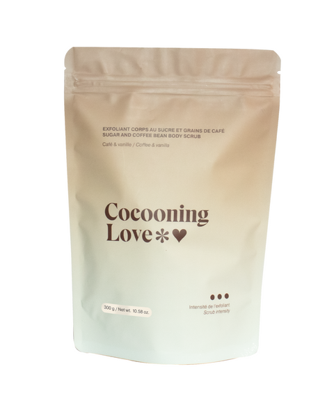 Exfoliant corps au sucre café  et vanille | Cocooning Love | Espace local