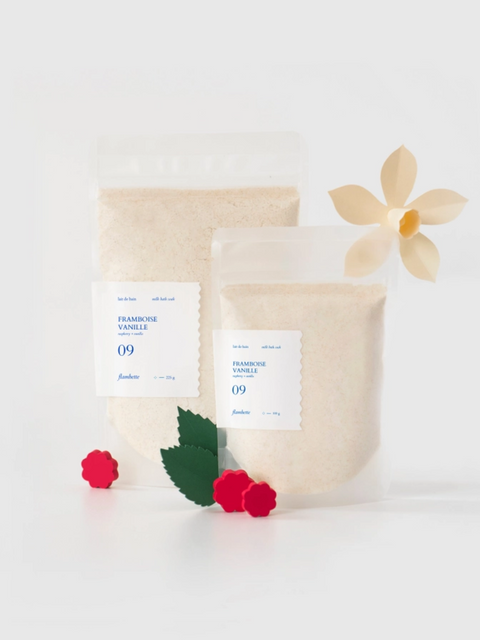 Lait de bain | Framboise et vanille