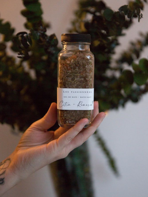 BATH SALT | Lemon &amp; Rosemary