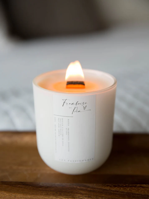 RECHARGEABLE CANDLE | Raspberry &amp; Pine 