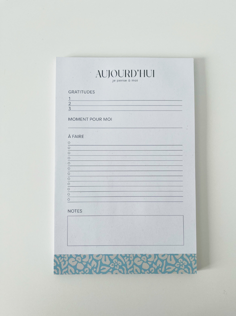 Planificateur journalier | Du temps pour soi