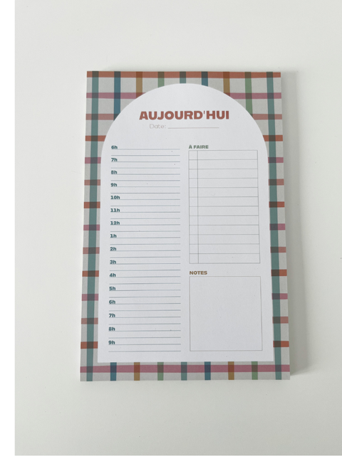 Planificateur journalier | Journée colorée