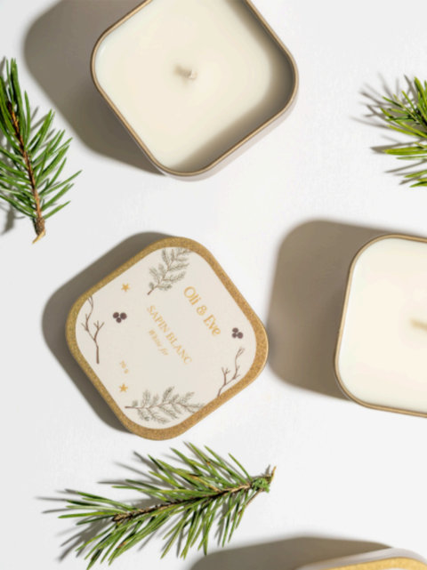 Mini Bougie | Sapin blanc