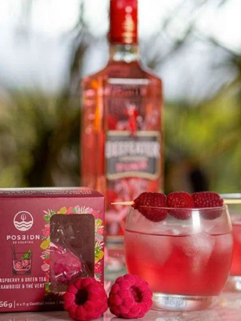 Bombe à cocktail | FRAMBOISE & THÉ VERT