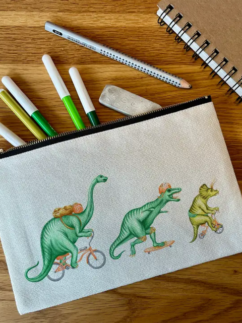 Trousse | Dinosaures à vélo