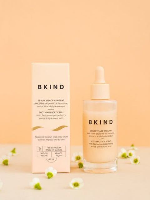 Sérum visage apaisant avec Arnica et acide hyaluronique | BKIND | Espacelocal.co