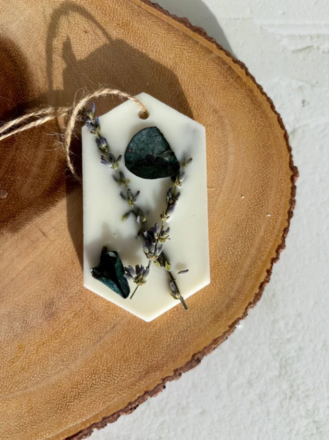 Tablette parfumée de cire eucalyptus lavande | Les Passionnées | Espace local