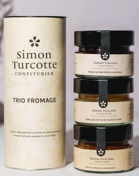 Trio confiture fromage | Simon Turcotte Confiturier | Espace local