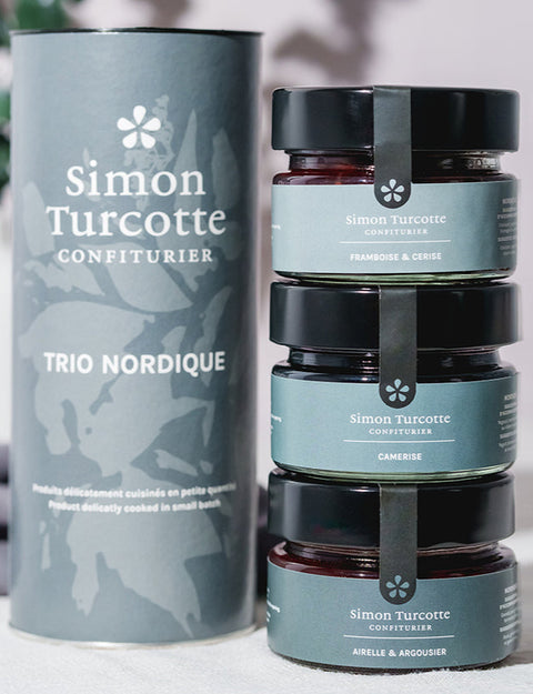 Trio confitures Nordique | Simon Turcotte Confiturier | Espace local
