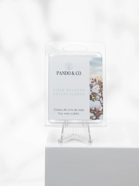 Cube de cire fleur de coton | Pando & co | Espace local