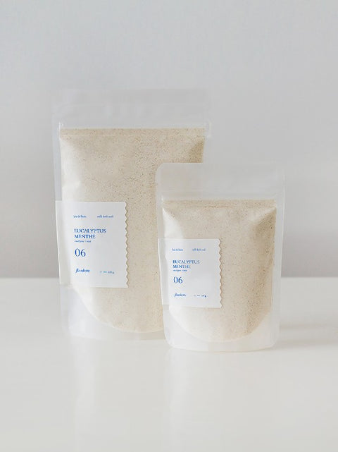 Lait de bain québécois eucalyptus et menthe | Flambette | Espace local